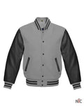 Black And Gray Varsity Jacket Clanton Jacket